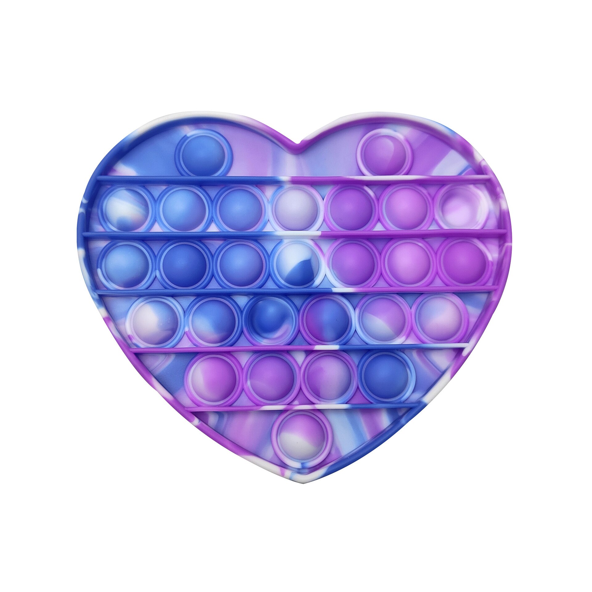 Rainbow Push Bubble Pops Fidget Sensory Toy for Autisim Special Needs Anti-stress Game Stress Relief Squishy Pops It Fidget Toys: Heare-D