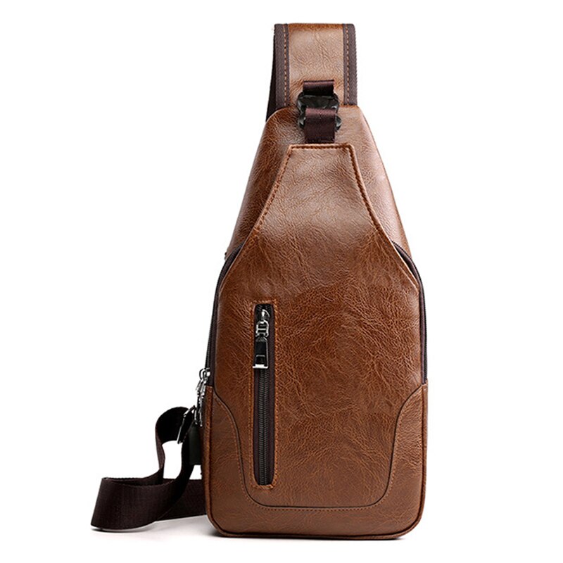 Multifunction Crossbody Bag for Anti-theft Shoulder Messenger Bags Unisex Waterproof Short Trip Shoulder Bag Pack: light brown