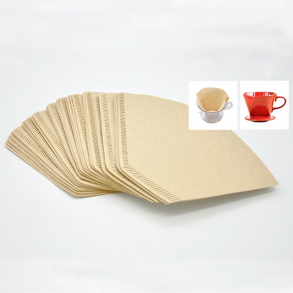 101 &quot;v&quot; form kaffekopp filterpapper espressomaskin mockakanna silark
