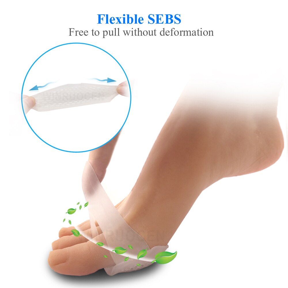 Plantillas para zapatos de tacón alto de mujer, almohadilla de Gel de silicona para el cuidado de los pies, alivia el dolor