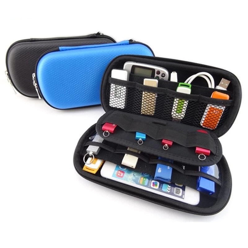 Waterdichte Grote Kabel Organizer Tas Kan Hard Drive Kabels Usb Flash Drives Reizen Bag Voor Telefoon Iphone 5S 6 6S