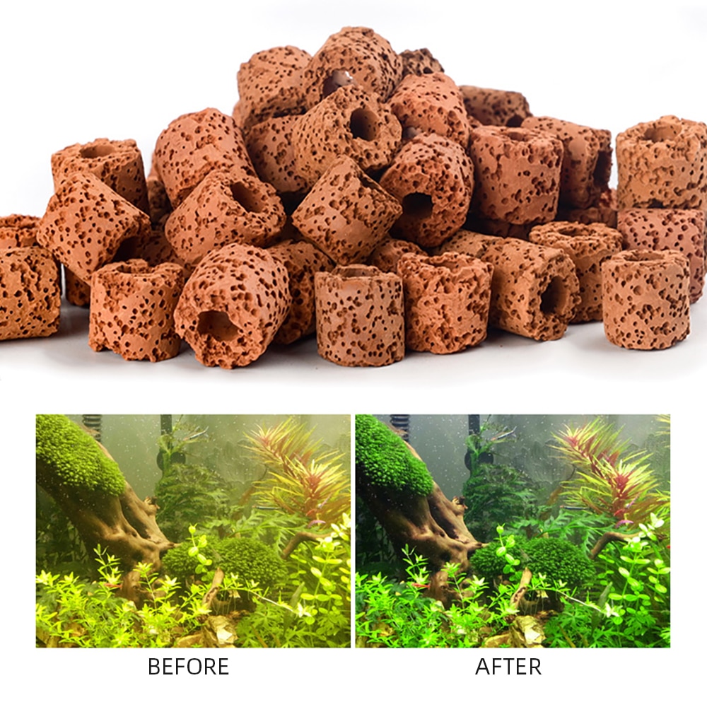Til akvarie akvarium filter 20 stk/parti 16mm akvarie filter bio bolde bærbare akvarie filter media ring bio ring