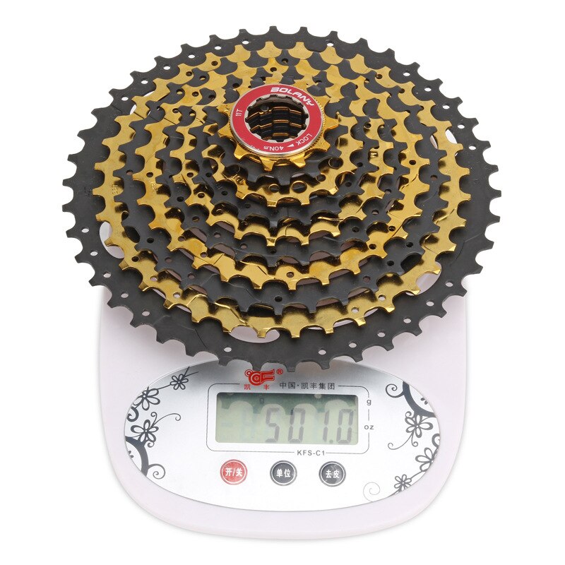 Bolany 10 speed cassette MTB 10V 11-42T mountain bike freewheel Wide Ratio ultralight 500g bicycle flywheel cog 42T two color