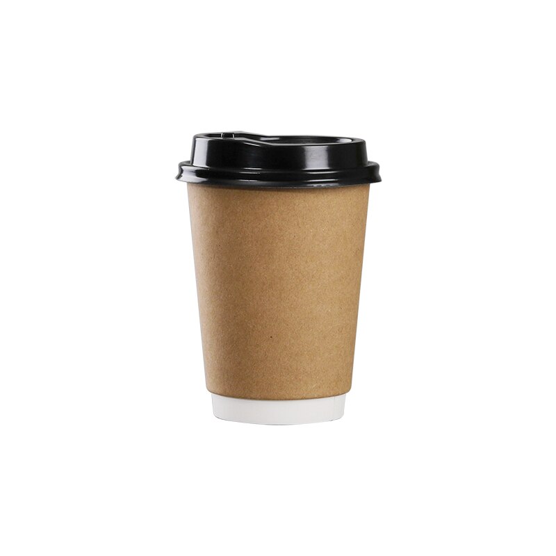100 stk engangs kaffekopper 280ml 400ml 500ml mælke te drikke kop fest favoriserer drikke papir kop med låg