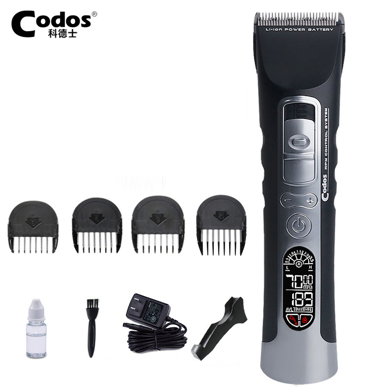 Codos Professionele Oplaadbare Tondeuse Voor Kapper Salon Elektrische Tondeuse Keramische Cutter Snijmachine