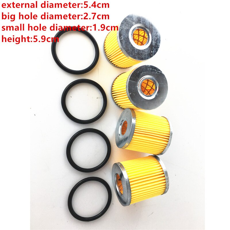2PCS C0506 for Shenniu 254 tractor parts, the fuel filter element C0506 for engine HB295T, part number: C0506 CX0506