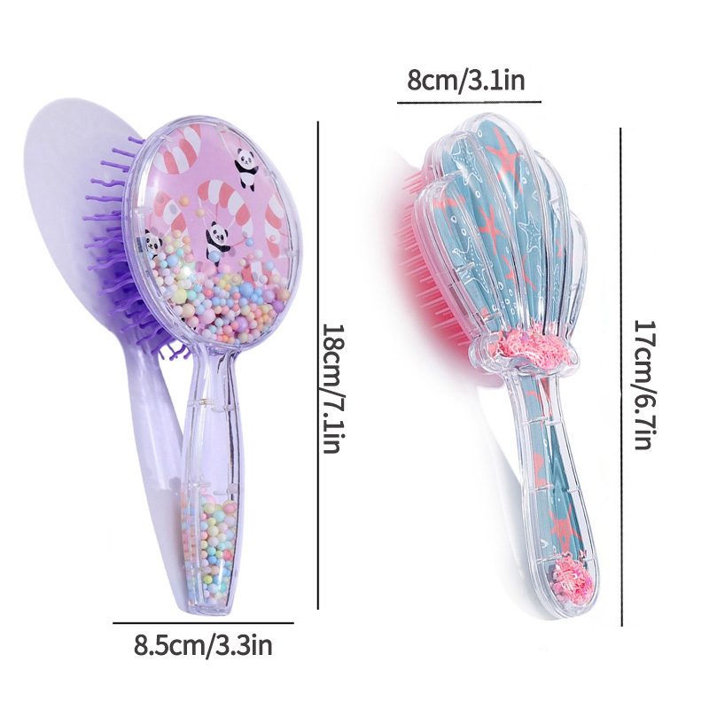 Baby Meisje Haar Borstel Anti-Statische Massage Kammen Cartoon Prinses Haar Kinderen Borstel Mooie Baby Meisje Care Haar Kam haar Accessoires