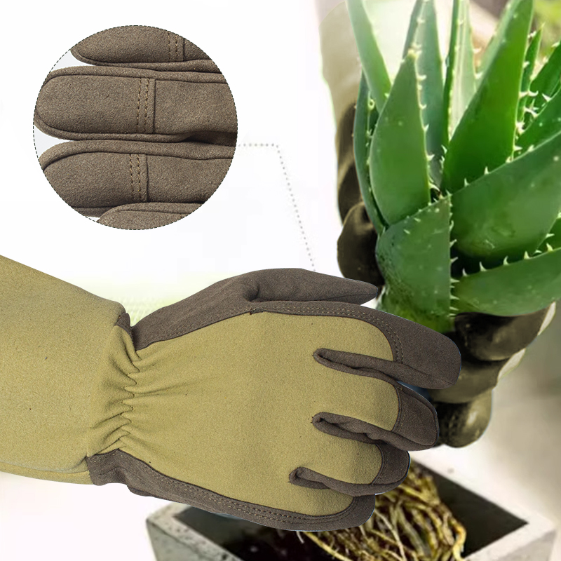 Lange Garten handschuhe Dornen sichere Handschuhe Rosen schnitt Garten handschuhe atmungsaktive Gartenarbeit shand schuhe zum Graben, Pflanzen, Beschneiden