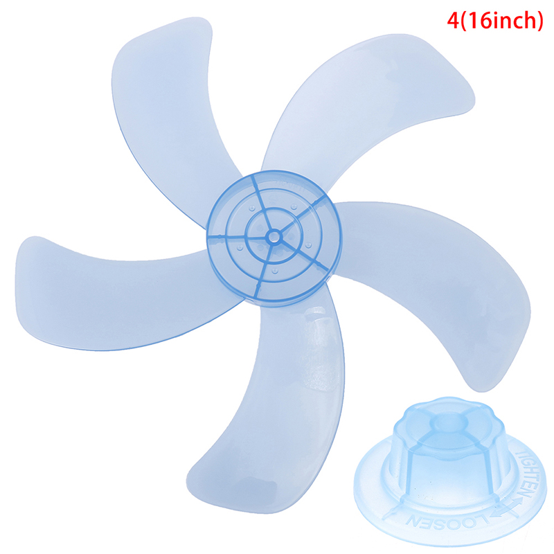 6/14/16 Zoll Haushalts-Kunststoff-Lüfter blatt fünf Blätter Ständer/Tisch fanner Zubehör mit Mutter abdeckung für Sockel ventilator