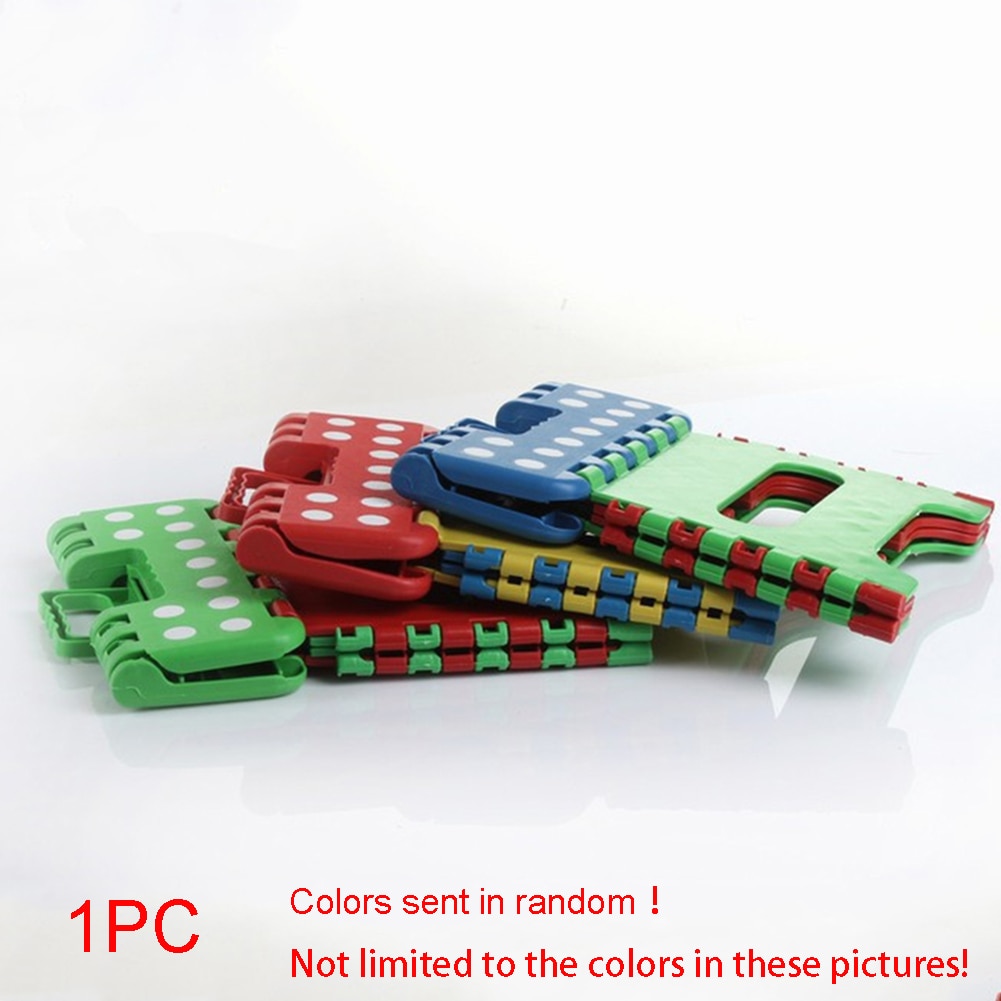 Bærbar tyk plastik børne-foldestol udendørs aktivitetsværktøj hjem til rejse børnestol