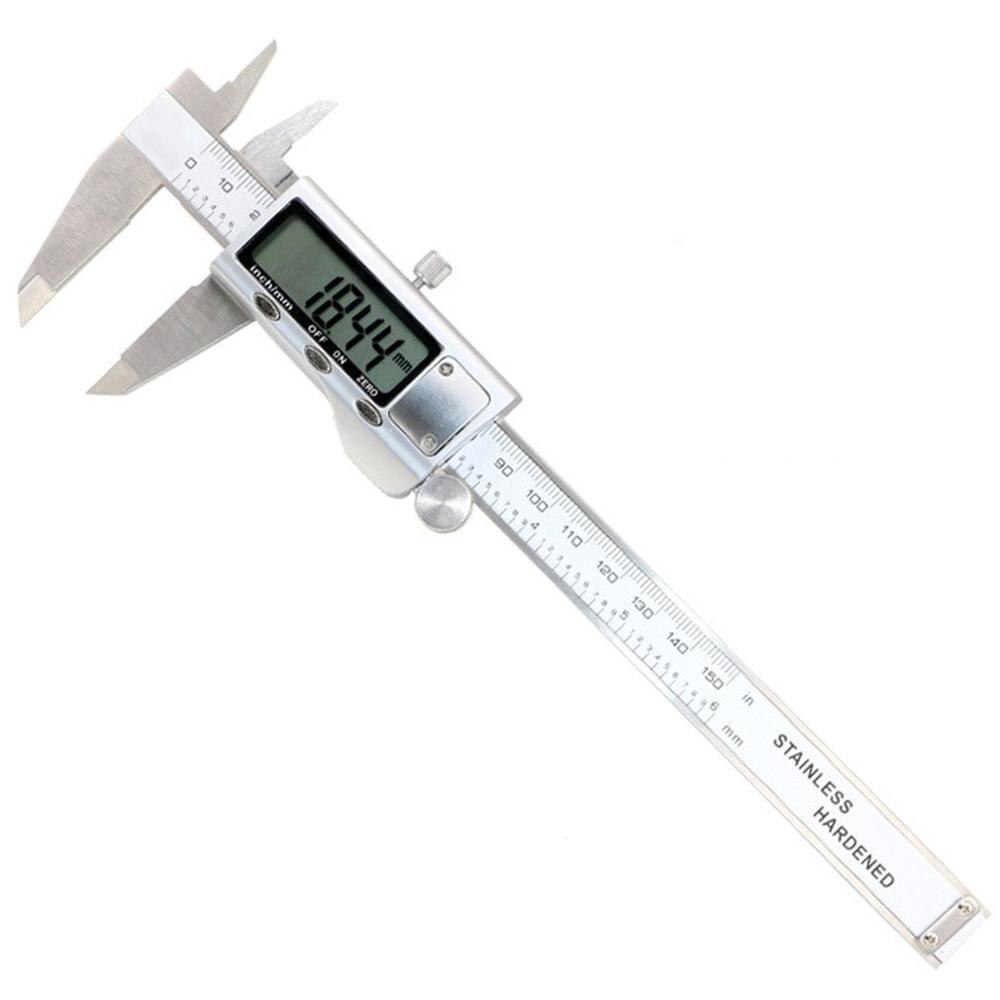 Calibre Vernier de alta precisión de 0,01mm, pantalla Digital, calibre electrónico de Metal de acero inoxidable, herramienta de medición de: With Screws