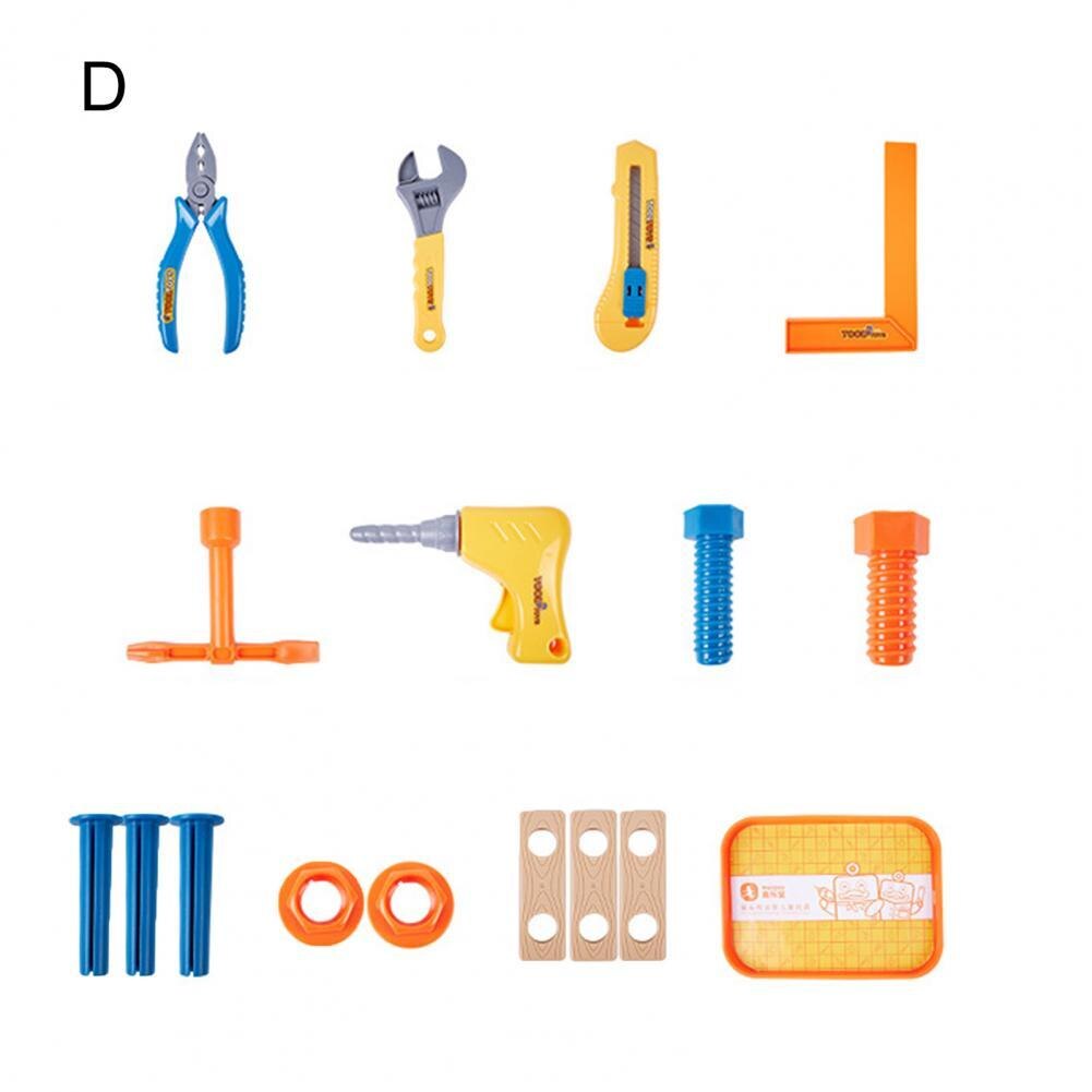 1Set gioco di ruolo sviluppo del cervello giocattolo strumento di riparazione 3D universale fai finta di giocare giocattolo fai finta di giocare giocattolo per interni:  D