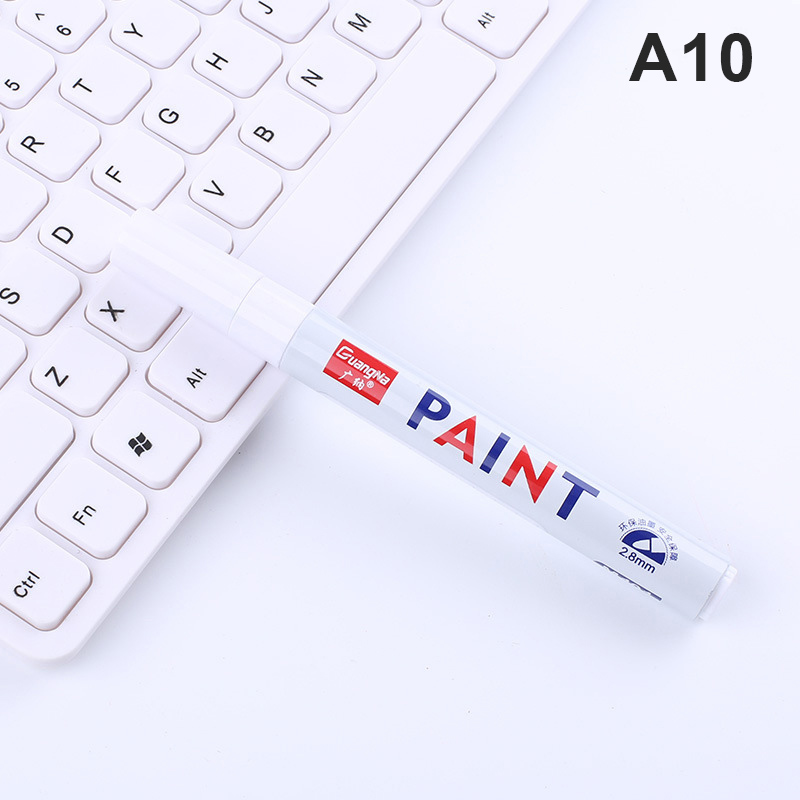 12 Colors Paint Marker Pen Fade-proof Car Tyre Tire Tread CD Metal Permanent: Blue