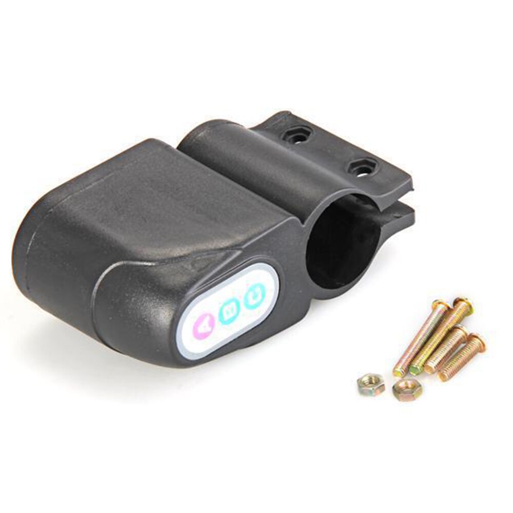 Anti-Theft Bicycle Lock Cycling Security Lock Wireless Remote Control Vibration Alarm 110dB Bicycle Anti-Theft Alarm Bike Access: B