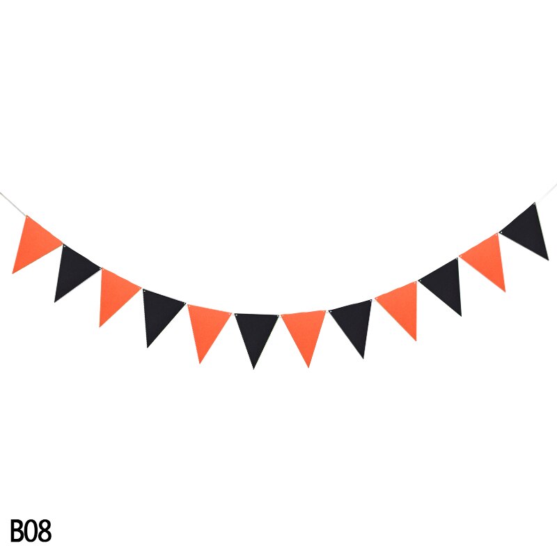 2.5m 12 flaggor bunting banderoller vimpel non-woven girlander flaggor baby shower bröllopsfest vimplar hängande girlander dekor tillbehör: B08