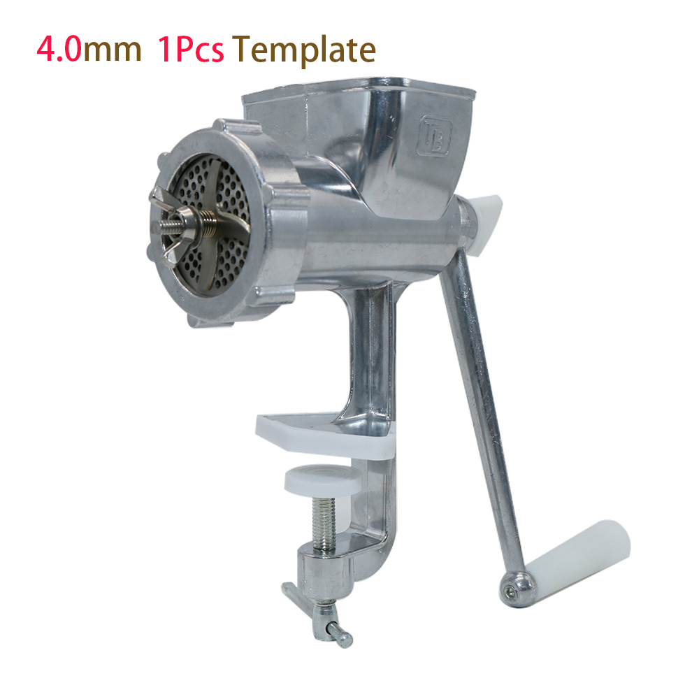 1 Set Pet Manual Feed Processing Machine Bird Cat Dog Hamster Food Pellet Making Aluminum Alloy Parrot Feeders Fish Granulator: 4.0mm