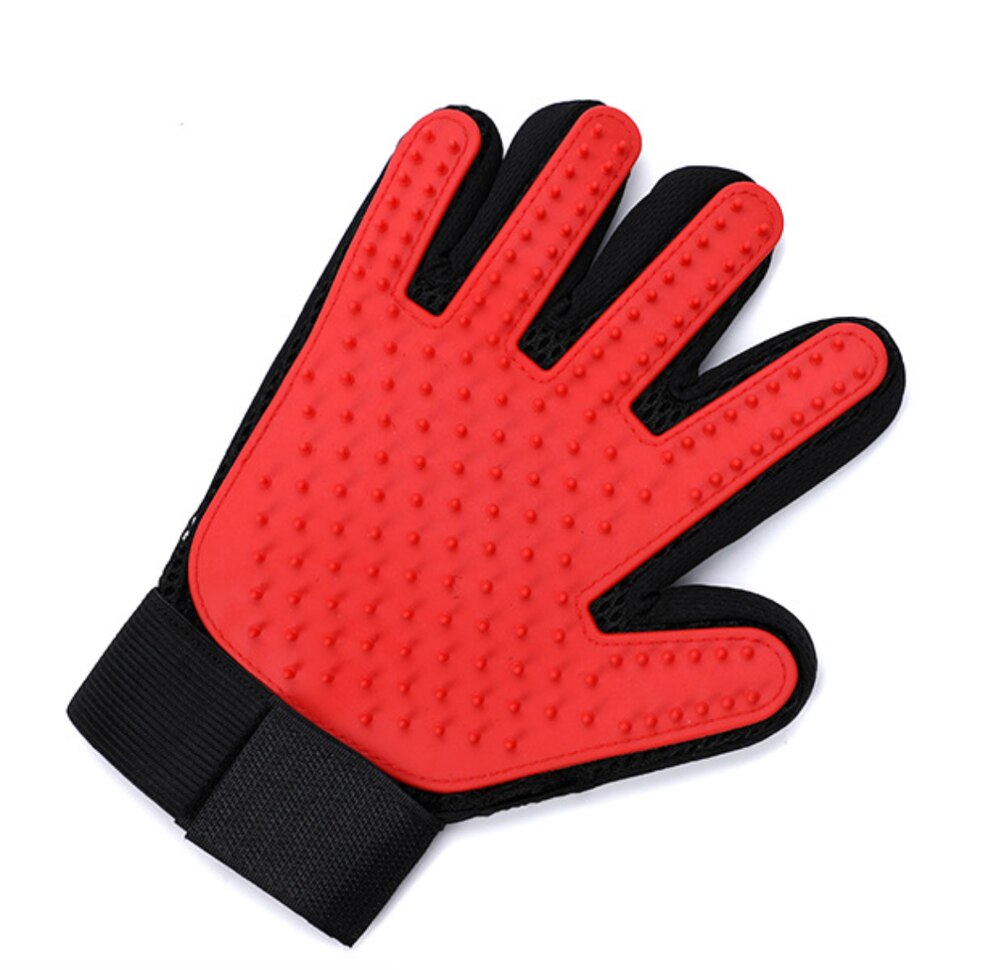 Gants d'épilation pour animaux de compagnie, gants en plastique de nettoyage de massage de chat