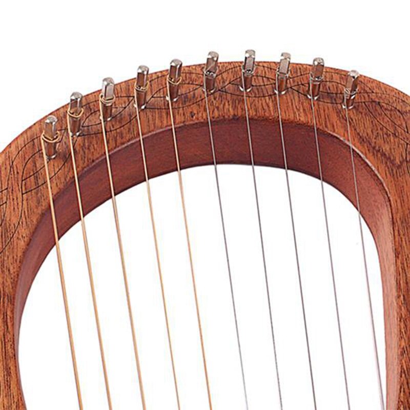 10 String Lyre Harp String Lyre String Small Harp Strings Accessories Musical Instrument 10 String Laiyaqin String