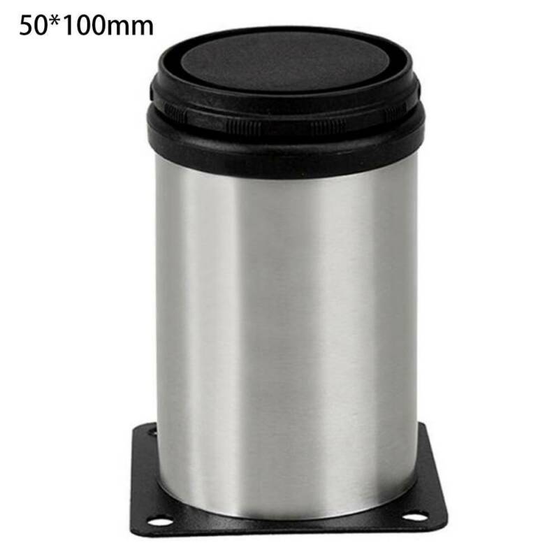 4Pcs Stainless Steel Legs Sofa Leg Kitchen Cabinet Furnit-ure-Feet Base Home Tool: 50-100mm