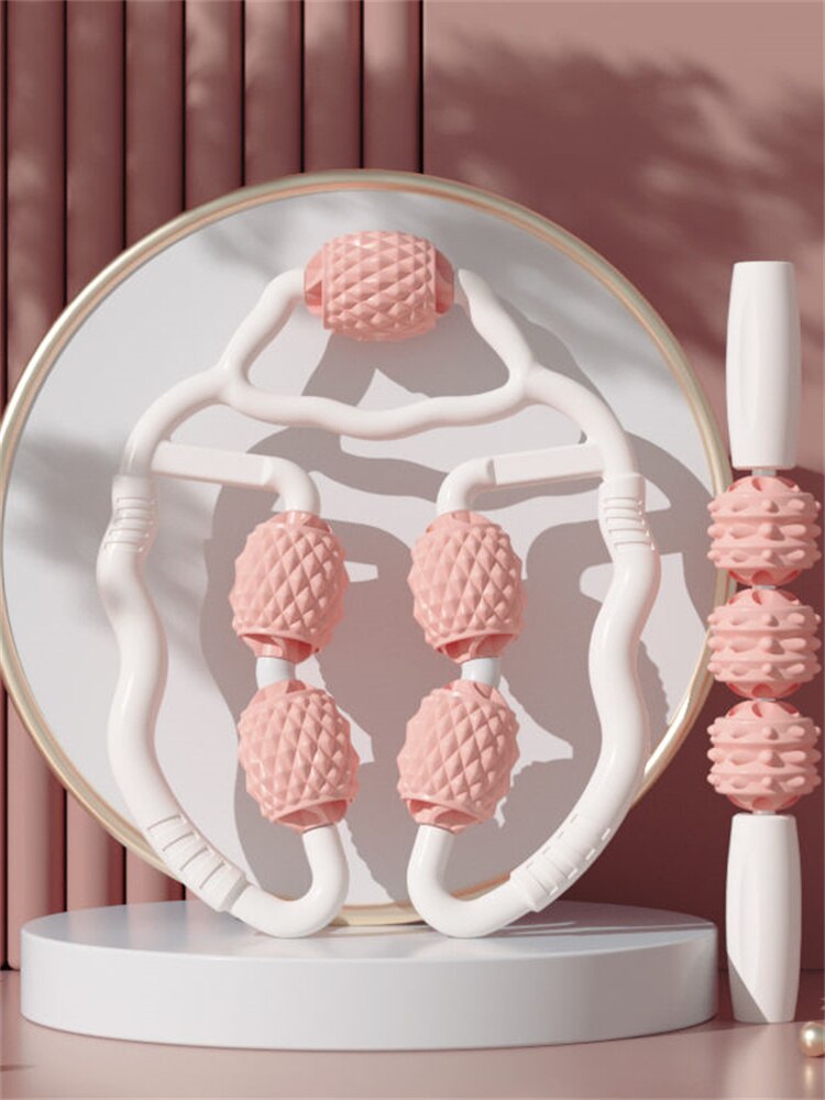 Ring Clip Leg Massager Thin Calf Eliminate Muscle Relax Kneading Roller Shaft Thin Leg Trainer Muscle Roller Stick