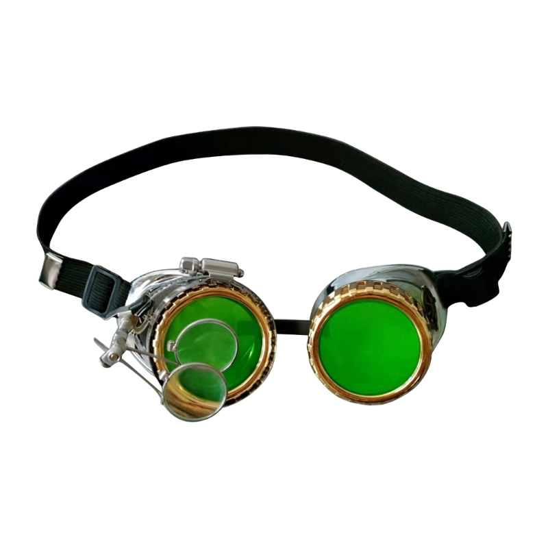Retro skibrillen vintage steampunk brillen motorbrillen voor dames en heren  n0hf: Beige