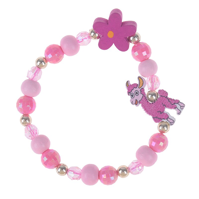 3Pcs Lovely Kids children's bracelet jewelry Colorful animal acrylic beads Bracelets Birthday Party Jewelry