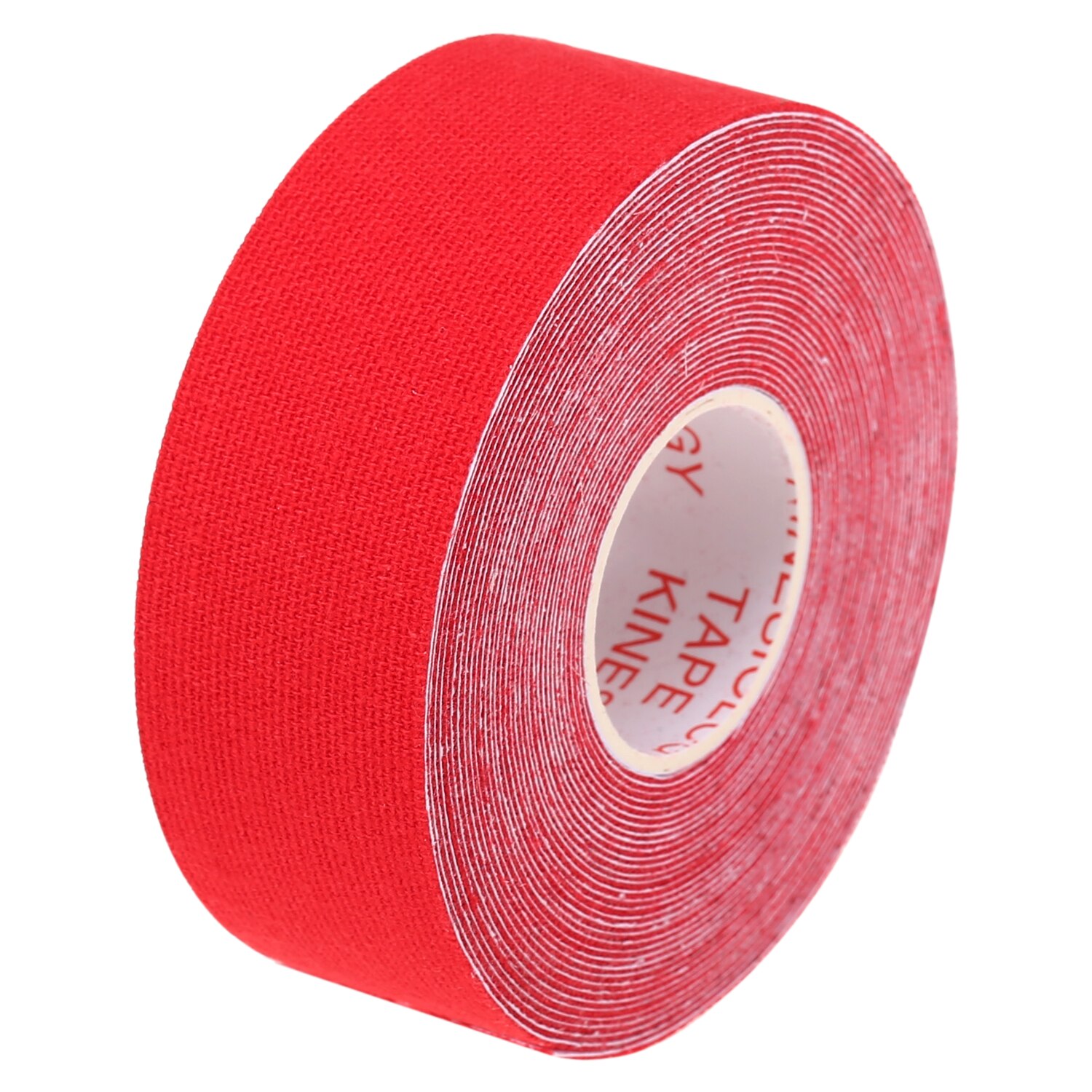 5m fitness atletisk muskel bandage sport muskel tape åndbar skulder ankel håndled fod albue genopretning terapi udstyr: Rød 2.5cm