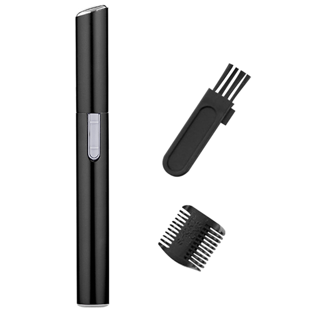 Mute Baby Electric Hair Trimmer Automatic Durable Safe Shaving Hair Tool for Infant LBV: Black