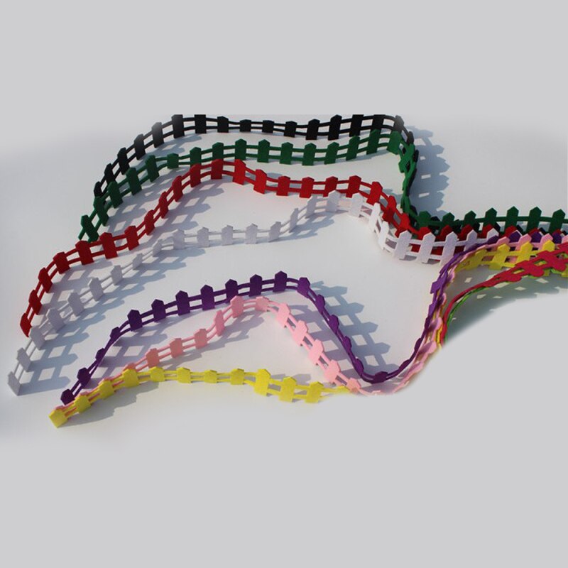 Tissu Non tissé en feutre de couleur aléatoire, 1 pièce, bande de garde-corps pour la décoration murale de la maternelle