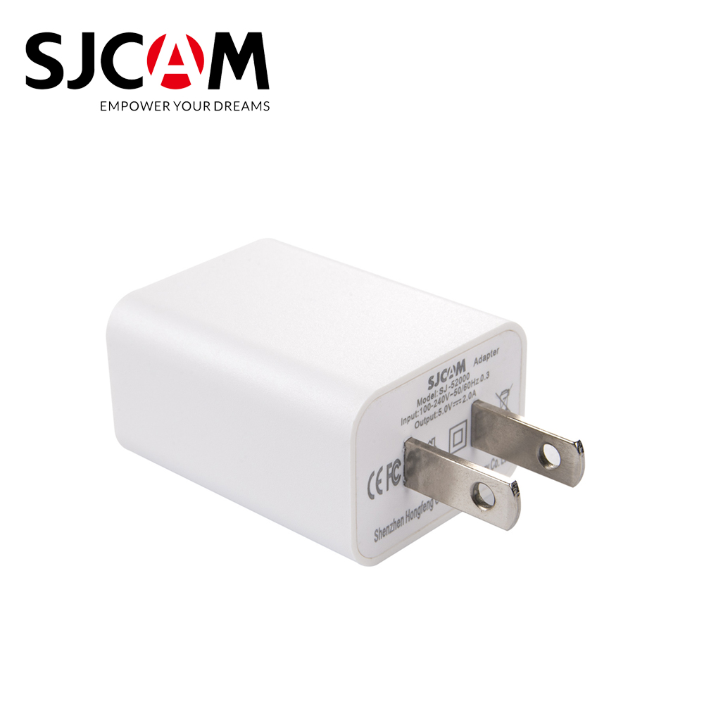 SJCAM Universal EU US Plug Intelligent USB Power Wall Charger Adapter Travel Power Charging Adapter for Action Cameras/Phones