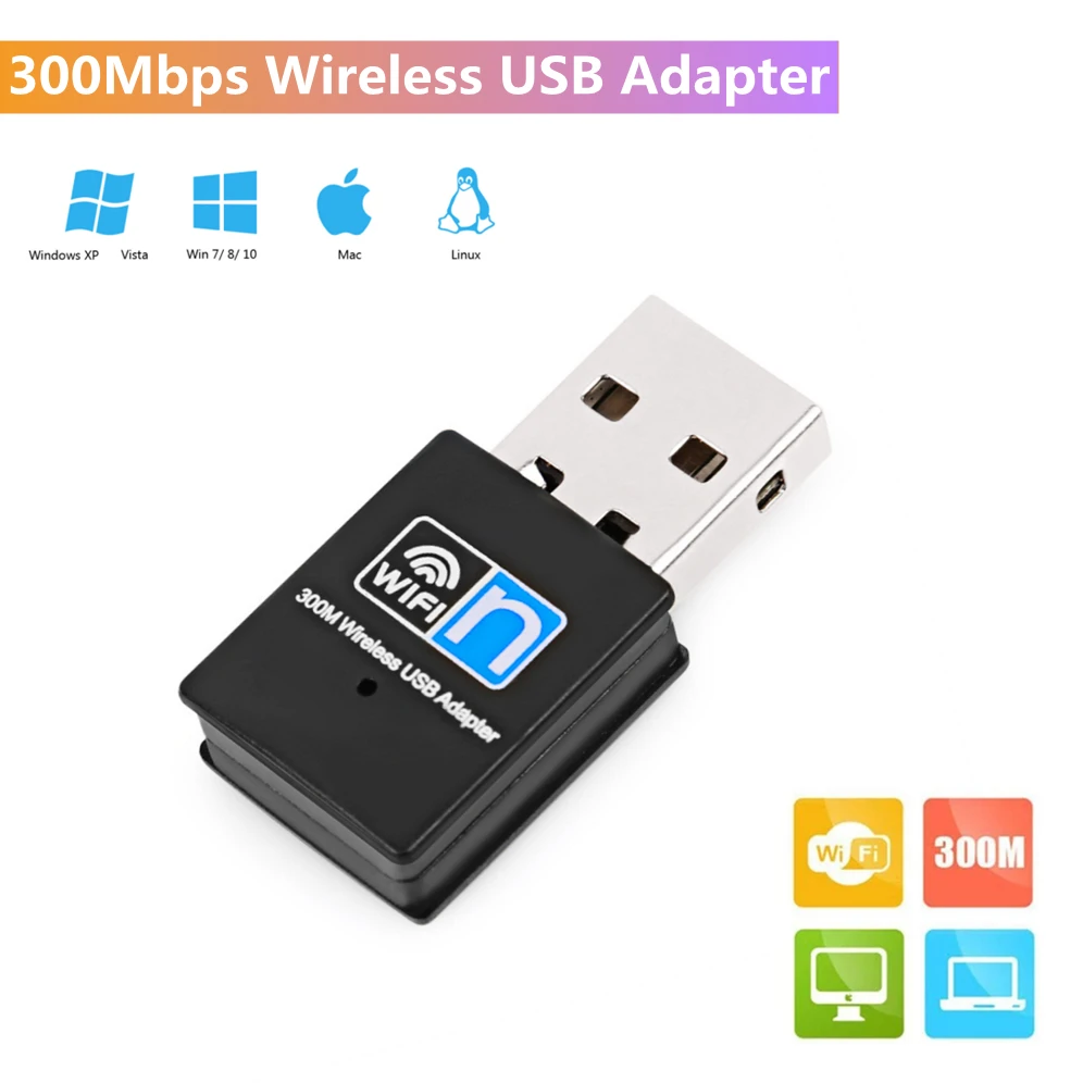 GRWIBEOU USB WiFi Adapter 600Mbps 2.4GHz 5GHz WiFi Antenna Dual Band 802.11b/n/g/ac Mini Wireless Computer Network Card Receiver: WHITE