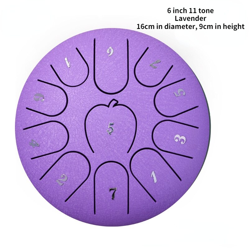 Ethereal Drum Ethereal Drum 6 "Staal Tong Drum Vergeet Zorgen Drum Percussie Instrument Hand Disc: 6 tone 11 inch B