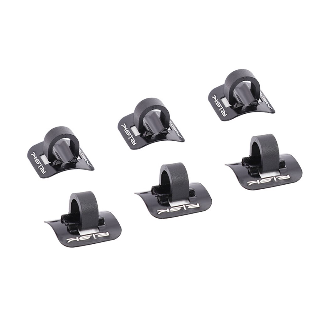 6 Stks/set Fiets Kabels Behuizing Draad Adapter Zetel Clip Aluminium Fiets Olie Buis Vaste C Vorm Shift Brake Gids Kabel: Default Title