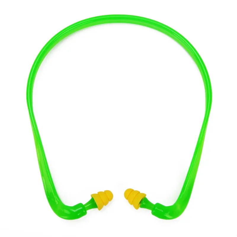 Reusable Hearing Protection Noise Reduction Earplugs Earmuff Silicone Corded Ear Plugs Ears Protector