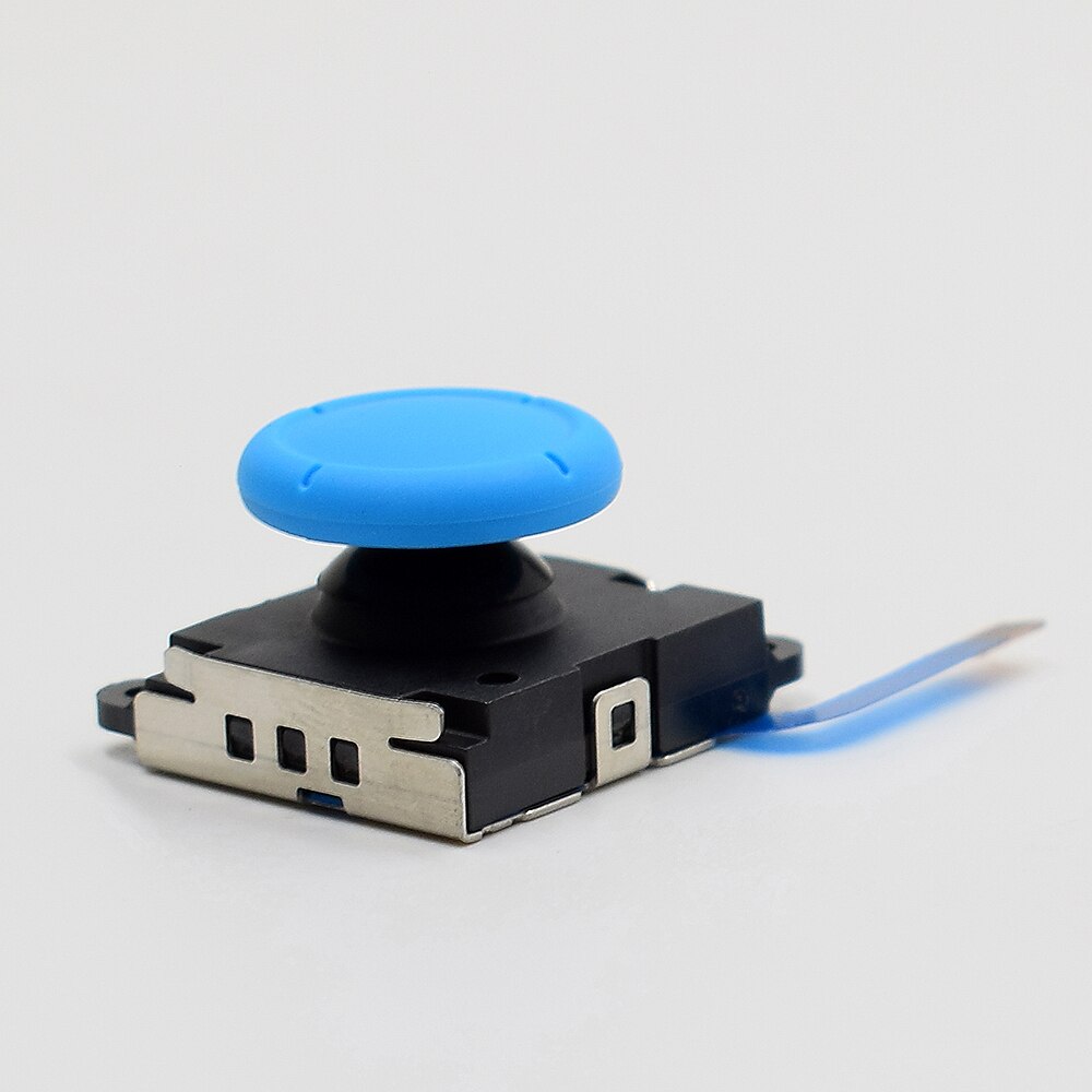 Original Analog Joystick Thumb Sticks Sensor For Nintendo Switch Lite JOYCON Controller Replacement Blue White Joystick Cap: black