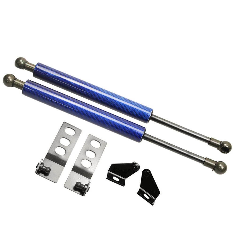 for Toyota RAV4 RAV 4 Front Hood Bonnet Gas Struts Shock Carbon Fiber Damper Lift Supports Car-Styling Absorber: blue carbon fiber