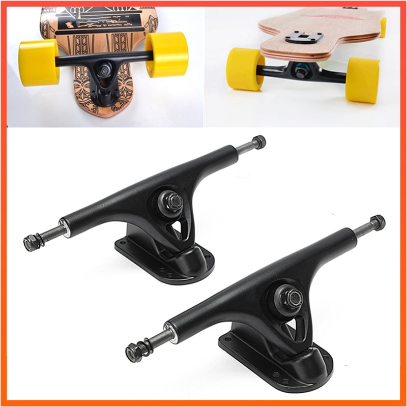 Long Board Trucks P Bridge 2pcs 8inch Paris Skateboard Trucks Electric Skateboard Truck 8inch Dancing Board Longboard Bridges