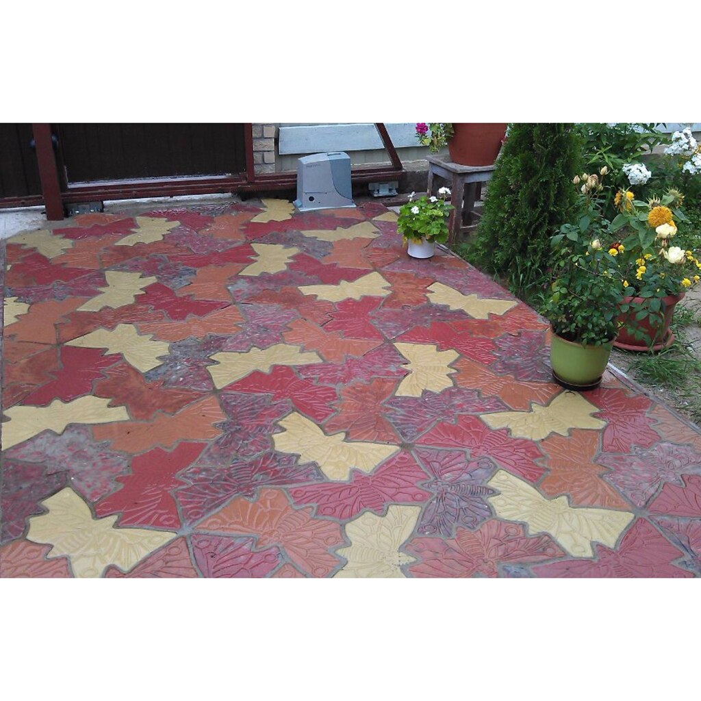 Plastic Stepping Stone Mold Plaster Mold Paver Pathway Maker Walk Maker DIY