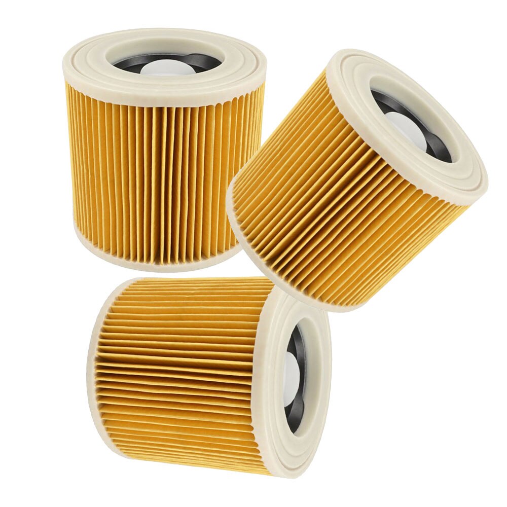 Air Dust Filters Voor Karcher WD2250 WD3.200 MV2 MV3 WD3 Stofzuigers Onderdelen Cartridge Hepa Filter Karcher Filter Onderdelen: 3pcs