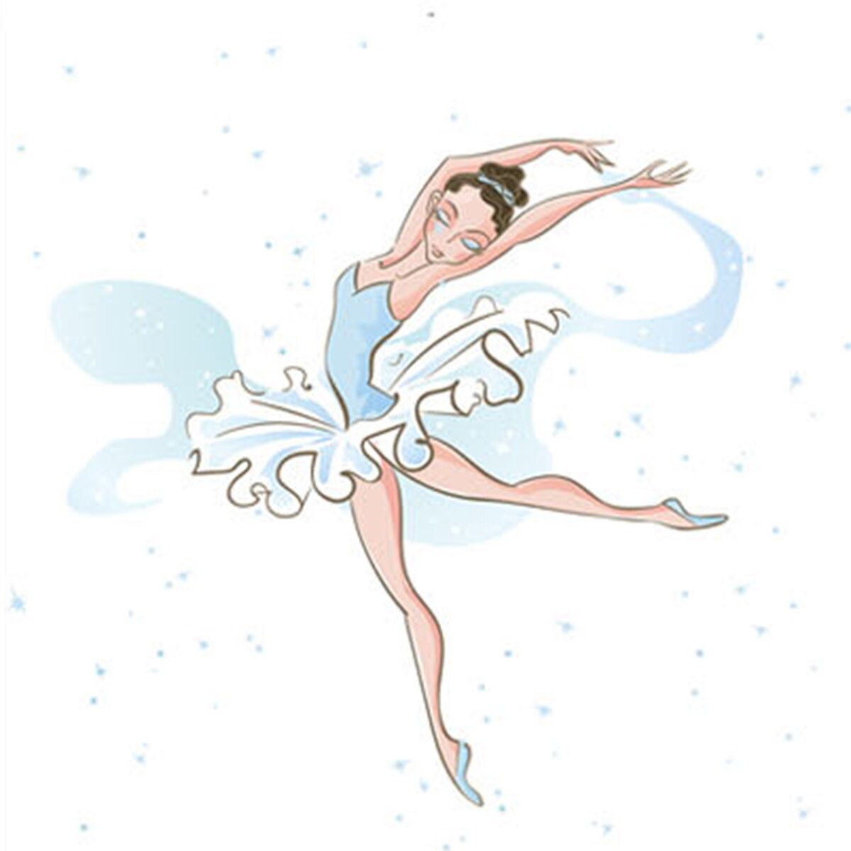 Window Decals, Dancing Girl PVC Window Decals Removable Wall Stickers Wall Posters for Home Office: Default Title