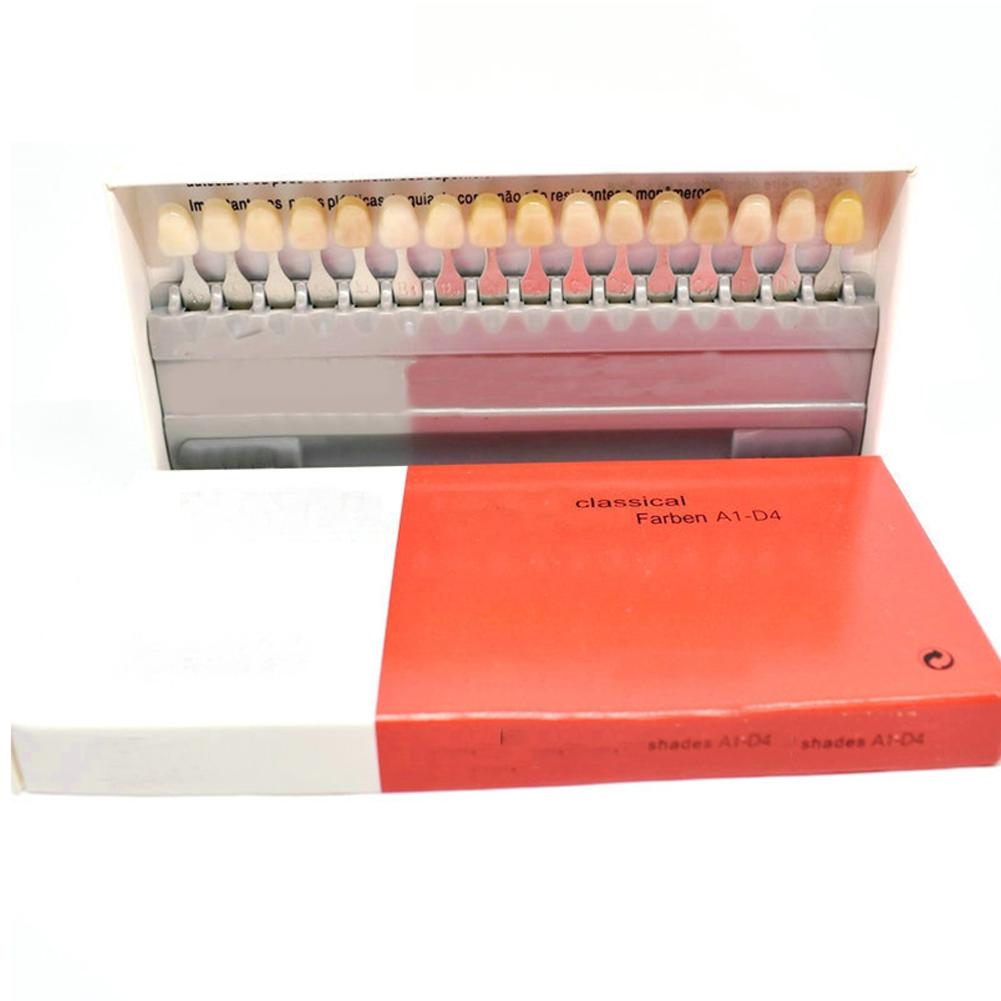 Tooth Whitening Products Guide Dental Material Vita 16Colors Tooth Model Colorimetric Plate Tooth Shape for Beauty Device