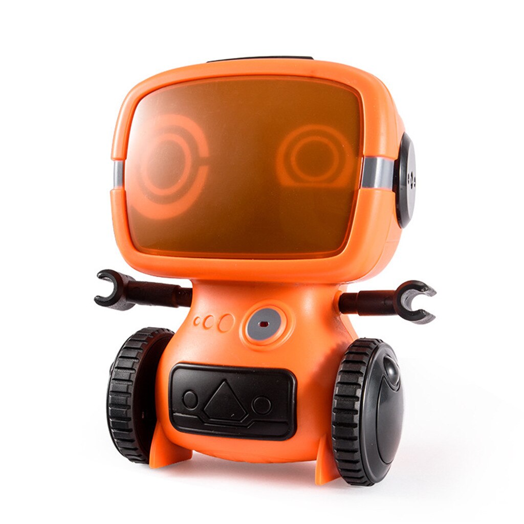 Mini Pocket Robot Voice Control Interactive Sing Dance Educational Kids Toy Automatic demonstration dance Mini RC Robot Toy: Default Title