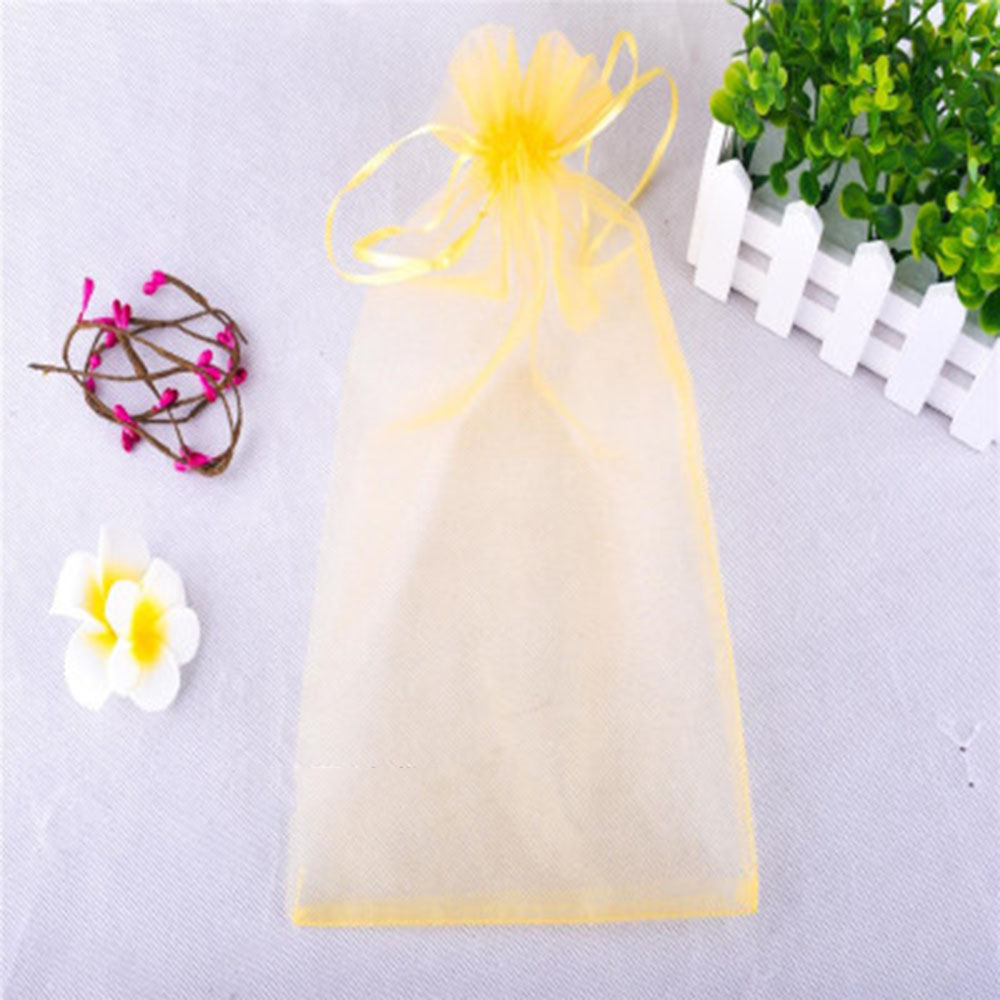 50pcs Drawsting Bags 7x9 CM Storage Organza Jewelry Packaging Bags Party Decoration Drawable Bags Pouches colorful: 6