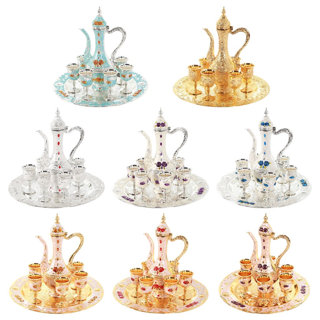 Wijn Set Drank Lade Europese Liquor Wijn Set Collectible Elegante Wijn Fles Plaat Drinkware Home Decor Huwelijkscadeau
