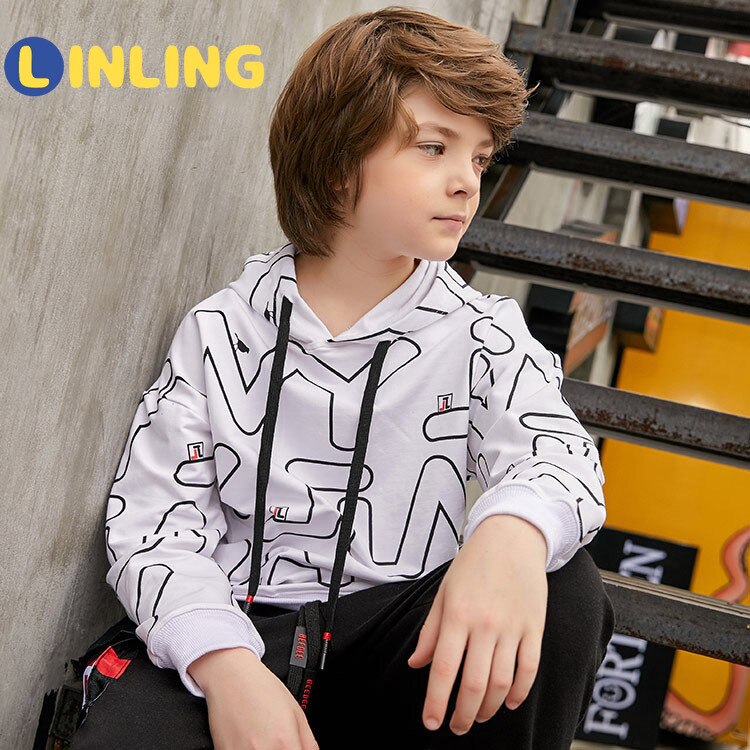 Linling Mode Zomer & Herfst Kinderen Jassen Casual Hooded Kids Sweatshirt Stijl Jassen Voor Jongens V304