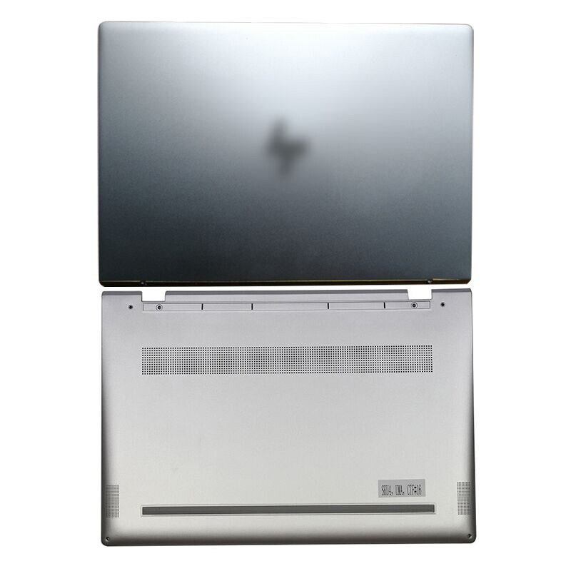 Funda trasera con bisagras para ordenador portátil HP ENVY 13-Serie AD 928448-001 928443-001 6070B1166301, color dorado y plateado, cubierta trasera LCD para portátil, 928447