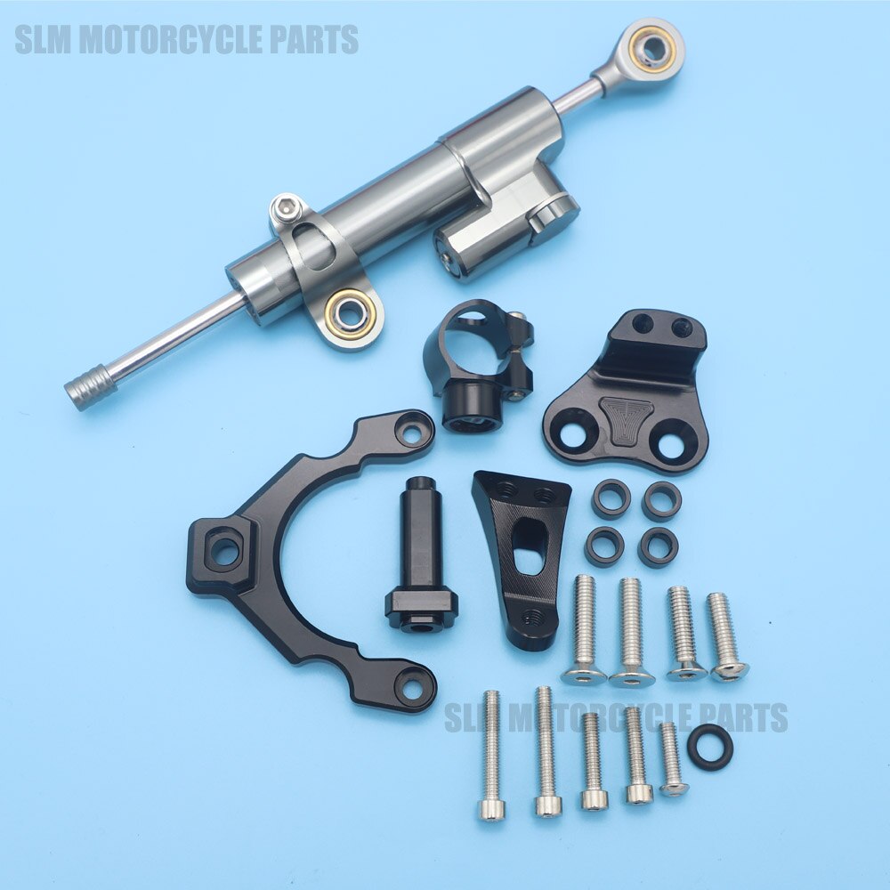 Motorcycles Adjustable Steering Stabilize Damper Bracket Kit For Kawasaki Z900: J