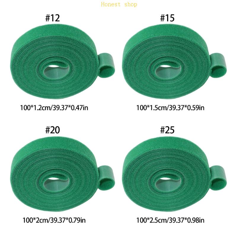 C9GA 12/15/20/25 mm ogrodowy krawat rośliny Bandaż Bandaż Haczyka Haczyka Wspornikowa
