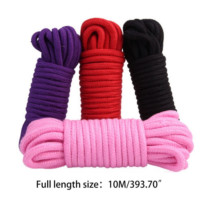 Wschic 3Pcs Soft Cotton Rope,32 Feet Multi-Function Natural Durable Braided