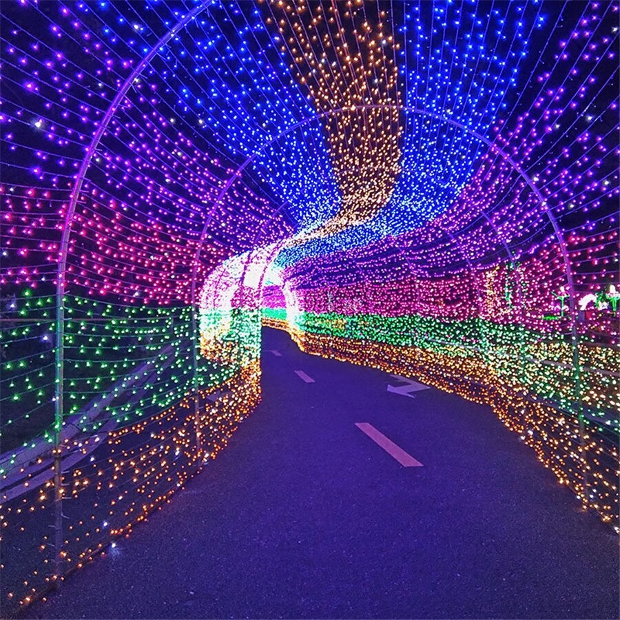 Thrisdar 100M 800 Christmas Led String Fairy Light Outdoor Garden Wedding Party Fairy String Xmas Tree Garland Light